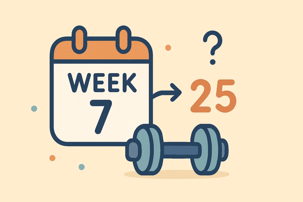 Savaičių numeriai sporto ir treniruočių plano planavimui