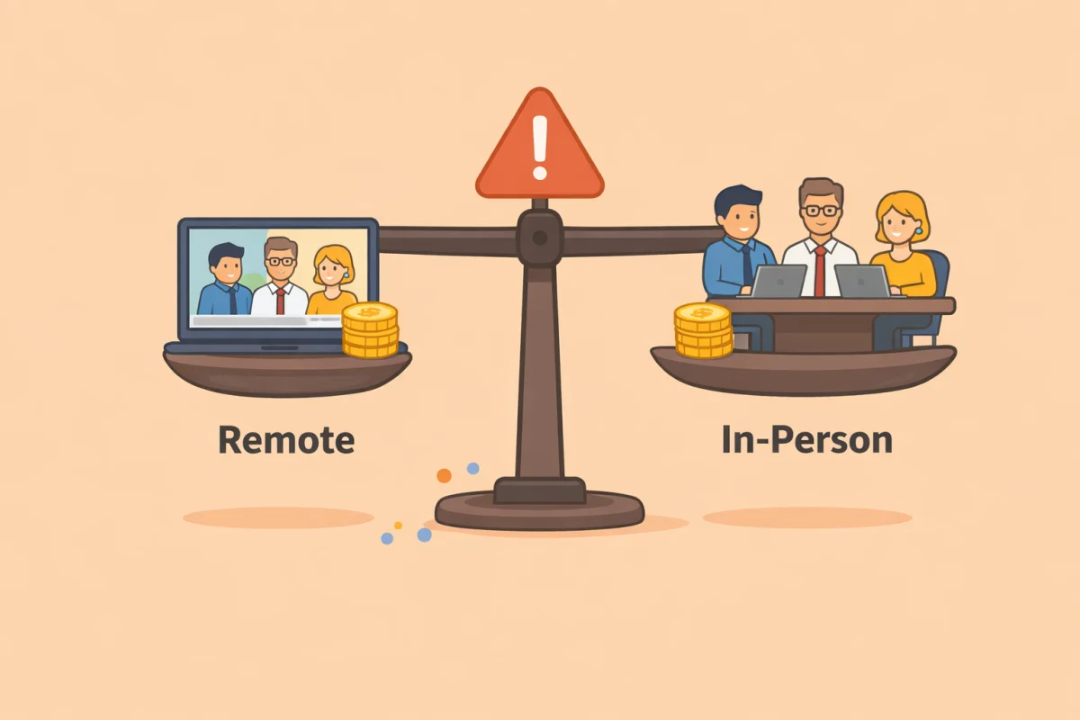 What Is the Real Cost of Remote Meetings vs In-Person?