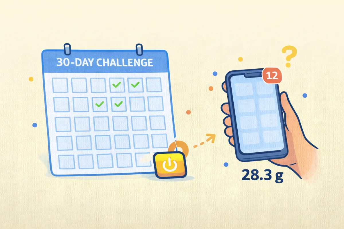 30-Day Digital Declutter Challenge — How to Reduce Screen Time and Take Back Your Attention