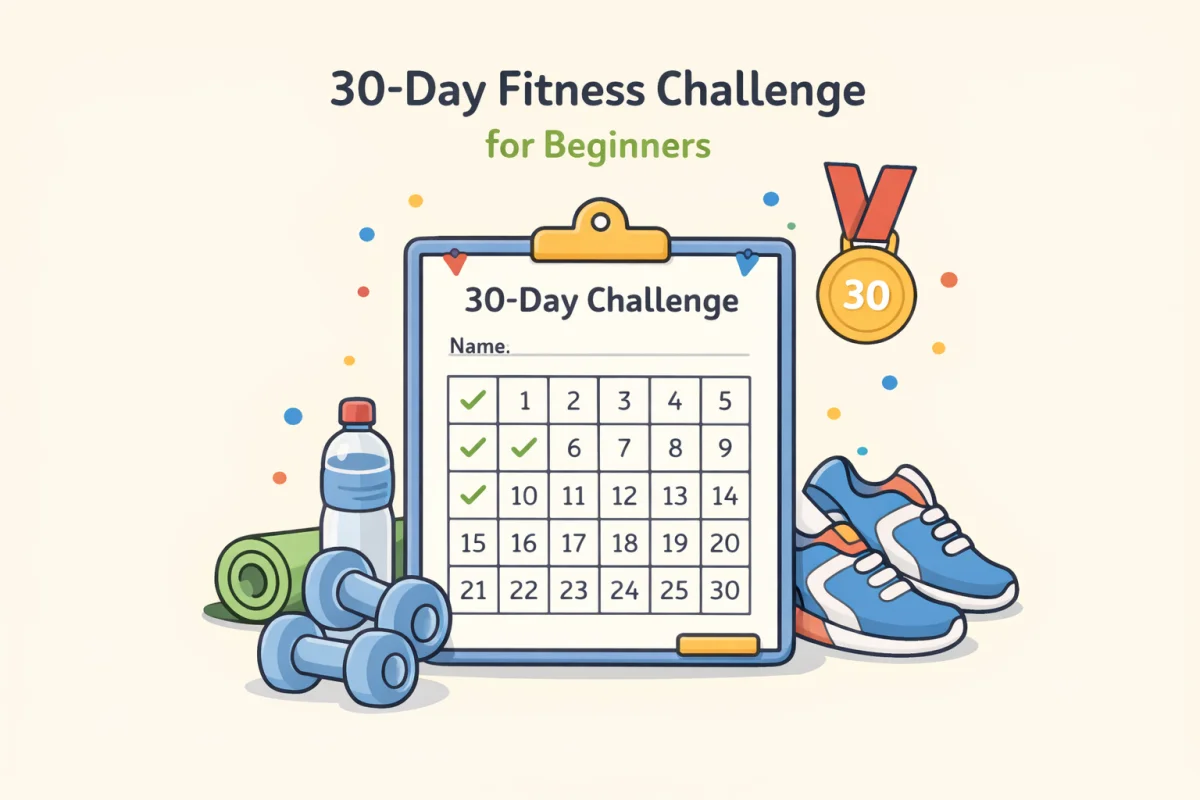 30-дневни фитнес изазов за почетнике