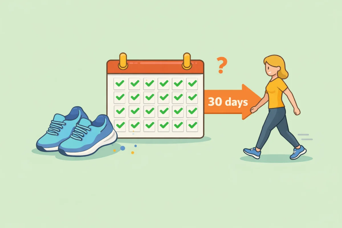 30-dnevni izazov hodanja za pocetnike — Kako izgraditi dnevnu naviku