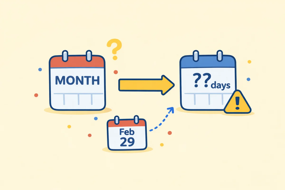 How to Convert Months to Days — Why the Answer Isn't Simple